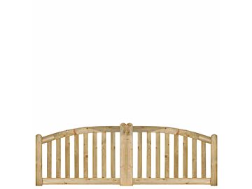 Toegangspoort geimpregneerd houten hek 80x150cm toog