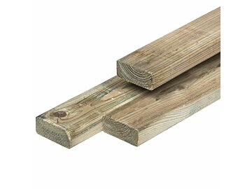Timmerhout Geïmpregneerd Grenen Hout 2.8x7cm