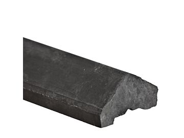 Afdekkap pyramide antraciet voor betonplaat