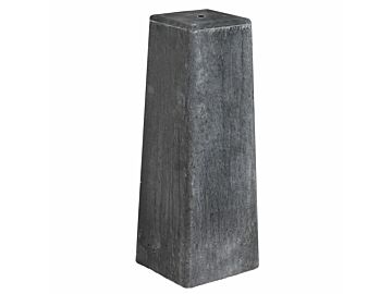 Betonpoeren antraciet 18x18-15x15cm - M16