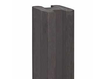 Hoekpaal antraciet 11.5x11.5x272cm betonsysteem Spui - voor motiefplaten