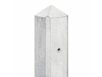 Betonpaal IJssel wit / grijs 10 x 10 cm