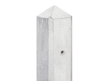 Betonpaal Geul wit / grijs diamantkop 10x10x280cm