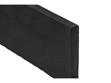 Beton onderplaat gecoat antraciet 24 x 3.5 x 180 cm - voor sleufpaal