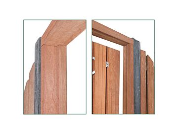 Deur kozijn hardhout H180-210cm x B90-150cm