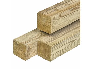 Tuinpaal geimpregneerd hout 8.8x8.8cm