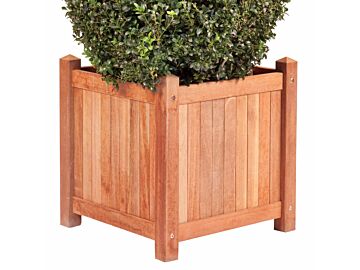 Plantenbak Lombok hardhout teak 45x45x47cm