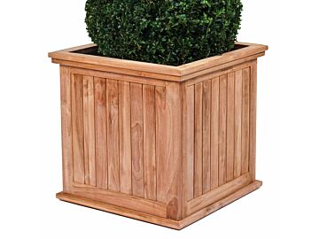 Plantenbak Kalimantan klein hardhout teak 40x40x45cm