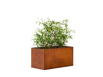 Cortenstaal Bloembak Hudson groot 120x60x60cm