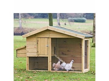 Vuren geimpregneerd kippenhok Barnevelder 218x78x136cm