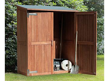 Tuinkast hardhout Montevideo 145x65x185cm