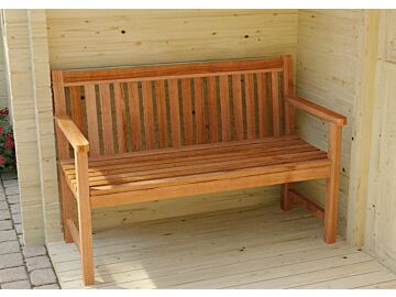 Tuinbank Nice 2.5-zits hardhout mahonie 125x86cm