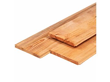 Veer en groef dakbeschot Red Class Wood 1.8x14.5cm