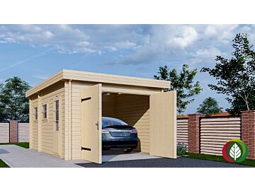 Garage 3755M Interflex 550x375cm plat dak 