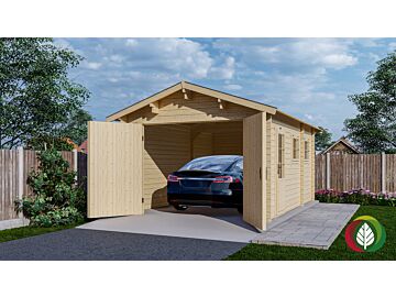 Garage 3755S Interflex 550x375cm met zadeldak