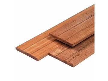 Schuttingplank tuinplank hardhout 1.5x14cm