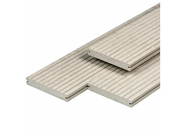 Vlonderplank Massief WPC Excellent 2.0x14x400cm oud grijs