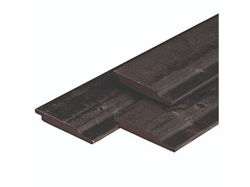 Halfhouts Rabatdelen Zwart Gespoten1.9x14.5cm 
