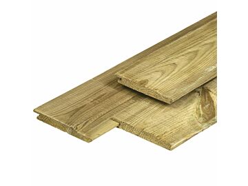 Rabatdelen grenen hout geimpregneerd 1.6x14cm