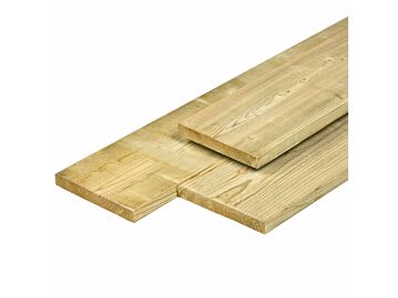 Tuinplank Schutting Geïmpregneerd Zweeds Vuren Hout 1.8x14.5cm