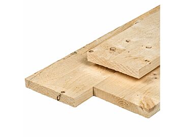 Tuinplank Schuttingplank Onbehandeld Vuren Hout 2.9x19cm