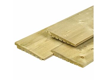 Zweeds Rabat Geïmpregneerd NE Vuren Hout 2.8x19.5cm