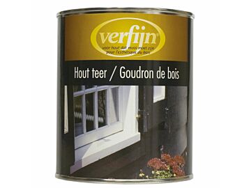 Zwarte teer voor hout 2.5 ltr