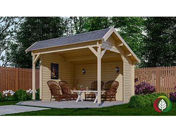 Blokhut 3832 Interflex 380x320cm