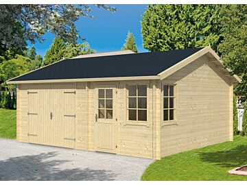 Houten garage Moa 598x500cm Tuindeco