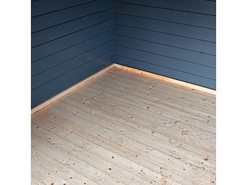 Houten binnenvloer voor blokhut en tuinhuis 26mm
