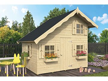 Houten speelhuisje Lola B220xD180cm