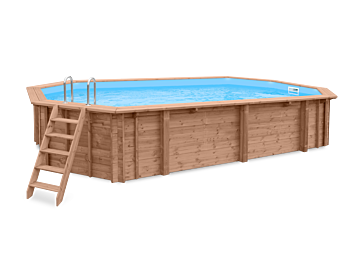Houten zwembad 727x396cm Playa Porto Marie