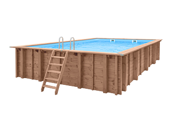 Houten zwembad 834x492cm Playa Forti