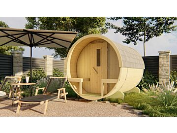 Barrelsauna 205 x 250 cm
