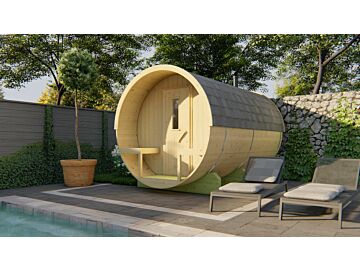 Barrelsauna 205 x 350 cm
