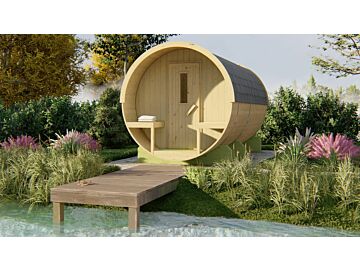 Barrelsauna 205 x 400 cm