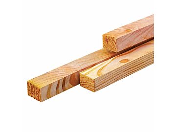 Timmerhout - Regel Douglas ongeschaafd 2.8x3.6cm 