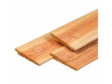 Zweeds Rabat - Potdekselplank Douglas 1.0-2.0x14.5cm