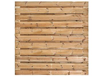 Tuinscherm Tilburg horizontaal 23-planks 180x180cm
