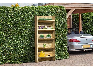 Houten tuinscherm Moestuin 180x90cm