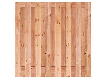 Tuinscherm Marrakesh Red Class Wood 17-planks 180x180cm