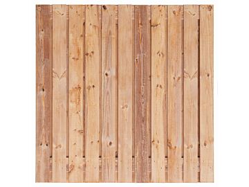 Tuinscherm Agadir Red Class Wood 23-planks 180x180cm