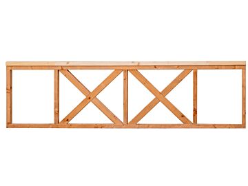 Kruishekwerk Red Class Wood 75x300cm
