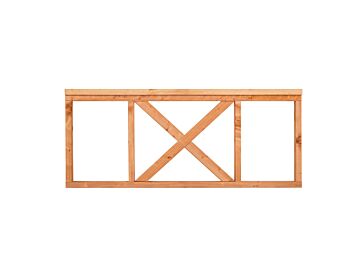 Kruishekwerk Red Class Wood 75x200cm