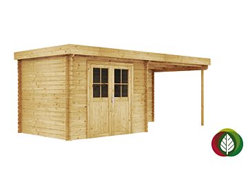 Blokhut Burg 28mm 650x275cm - Duxwood