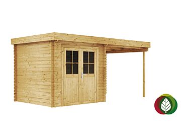 Blokhut Donau 28mm 550x250cm - Duxwood
