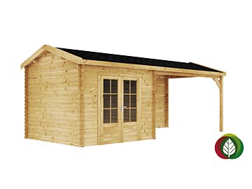 Blokhut Lermoos 650 x 250 cm - 28mm