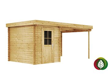 Blokhut Milton 28mm 500x300cm - Duxwood