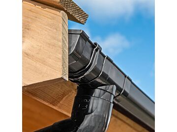 Dakgoot-set 65mm 2-zijdig (totaal 800cm goot)