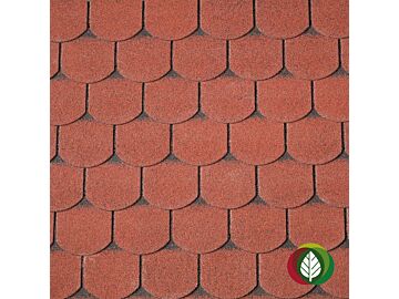 Dakshingles beverstaart rood